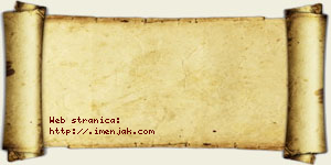 Valentina Aćimac vizit kartica